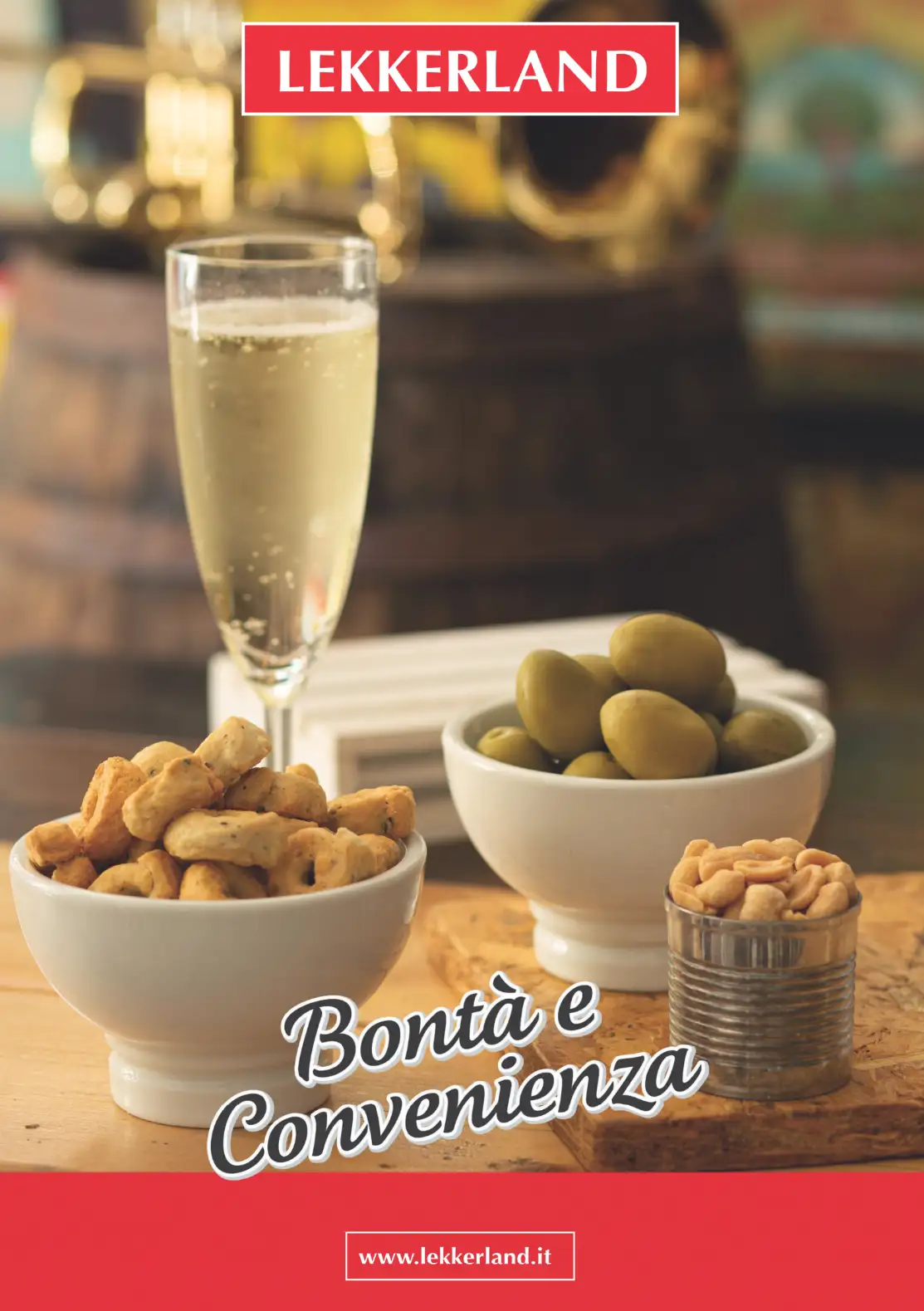 Prodotti a marchio Lekkerland per bar, retail, ristorazione e punti vendita, con snack, dolci, conserve e referenze food service.